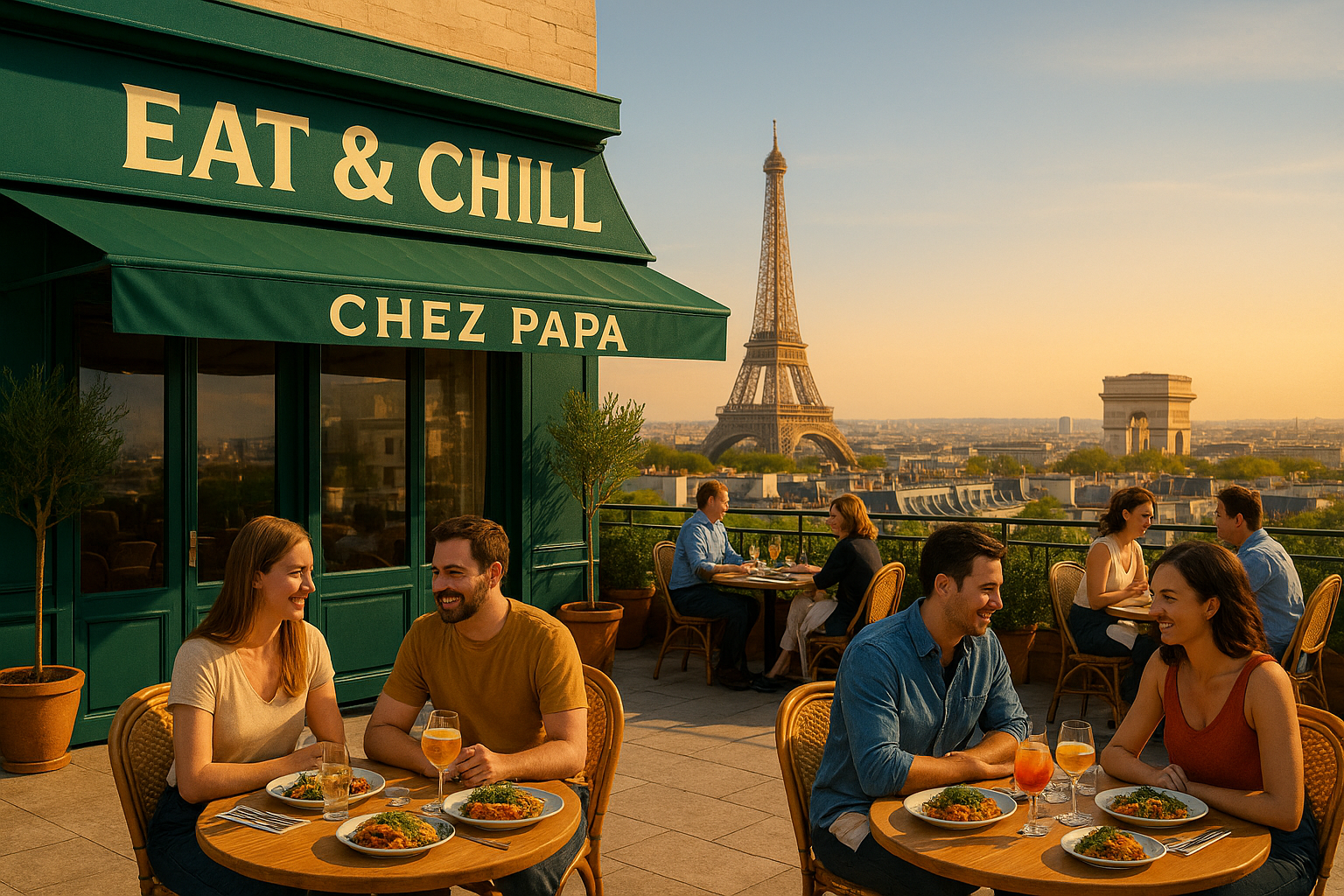 Restaurant rooftop Eat & Chill